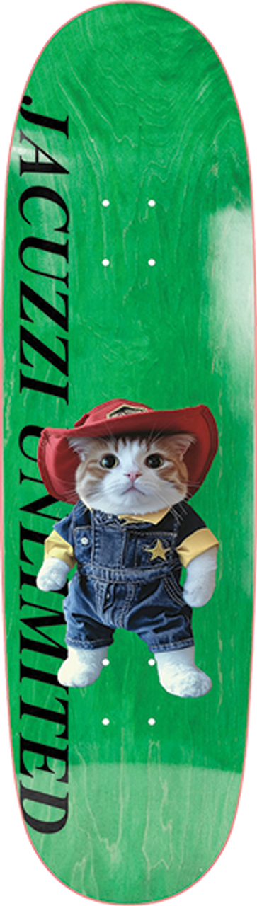 JACUZZI FIRST RODEO EGG SKATEBOARD DECK-8.37 GREEN