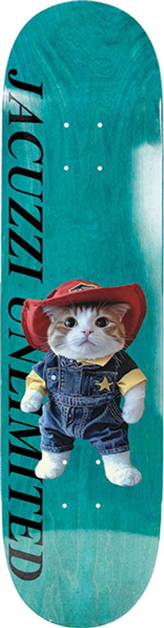 JACUZZI FIRST RODEO SKATEBOARD DECK-8.5 TEAL