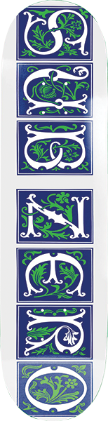 SUB ZERO VINES SKATEBOARD DECK-8.25 WHITE