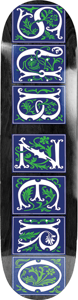 SUB ZERO VINES SKATEBOARD DECK-8.5 BLACK