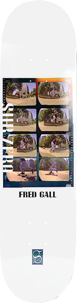 SUB ZERO GALL SKATEBOARD DECK-8.25 WHITE