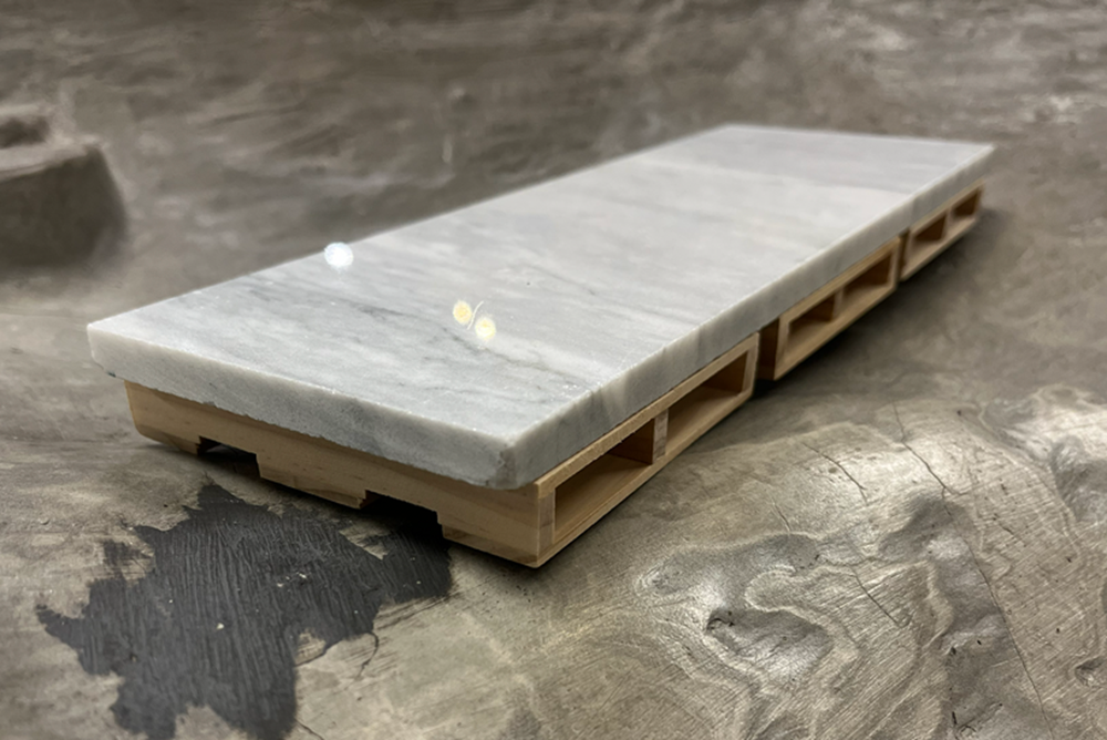 Hogget Marble Manual Pad Grey 4x12