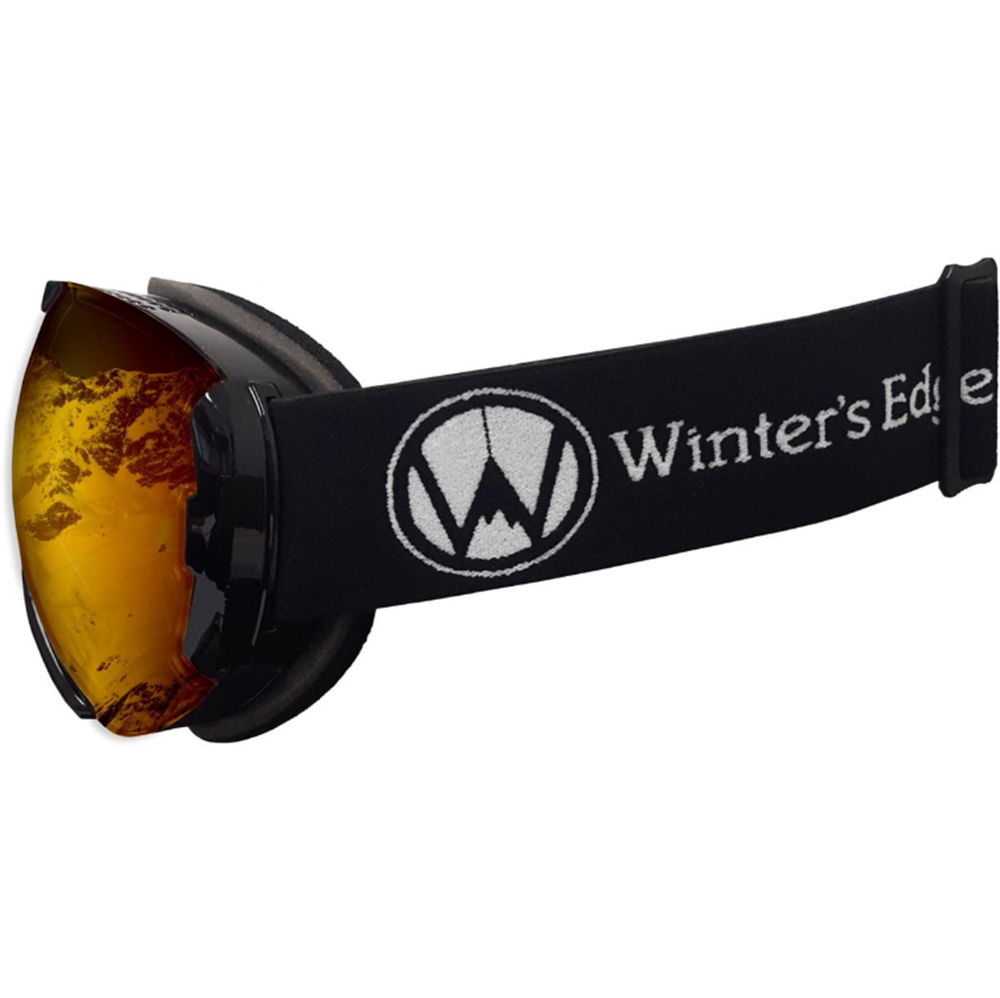 WintersEdge Goggle OTG Black Black Amber Lens