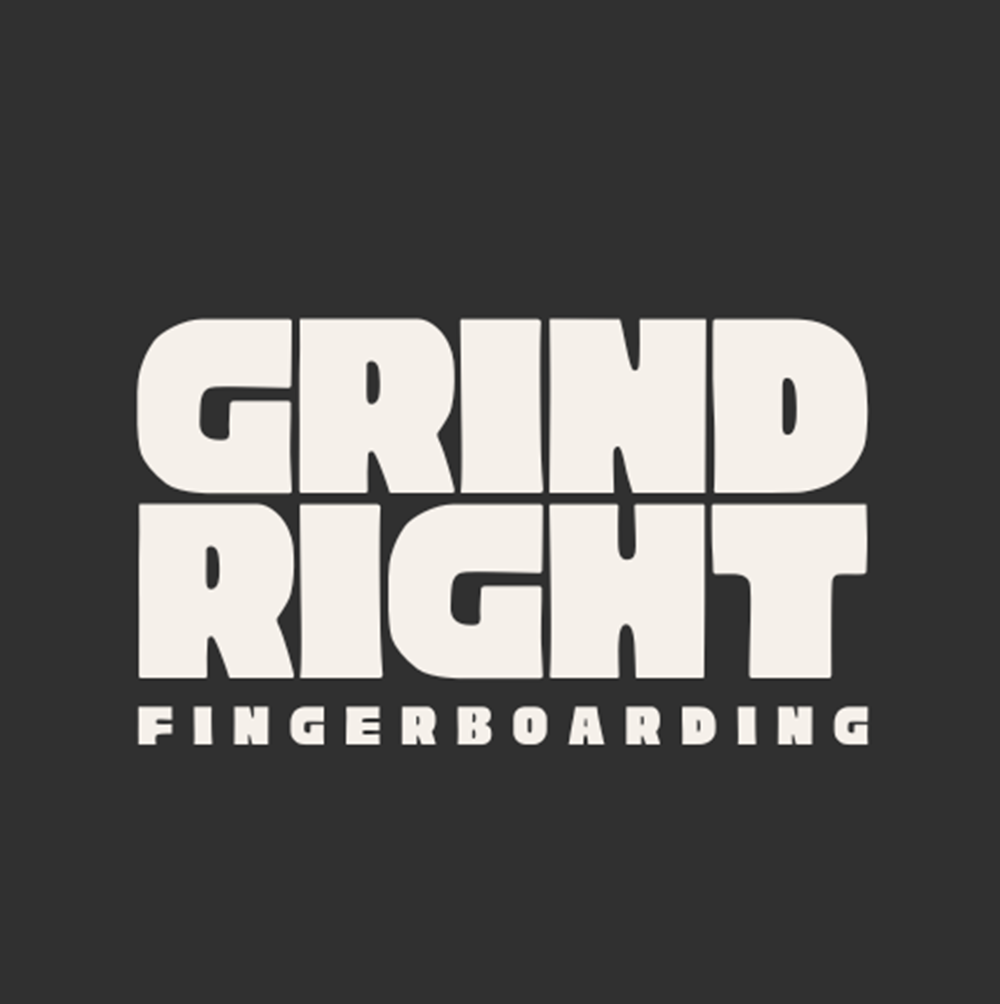 GrindRight Fingerboard Kinked Rail Black 12inch