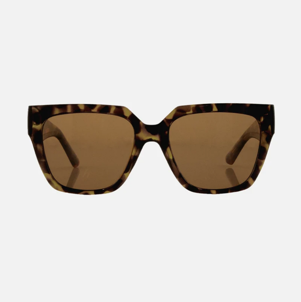 Carve Brooklyn Polarized Injected Sunglasses Brown Tort Brown Lens