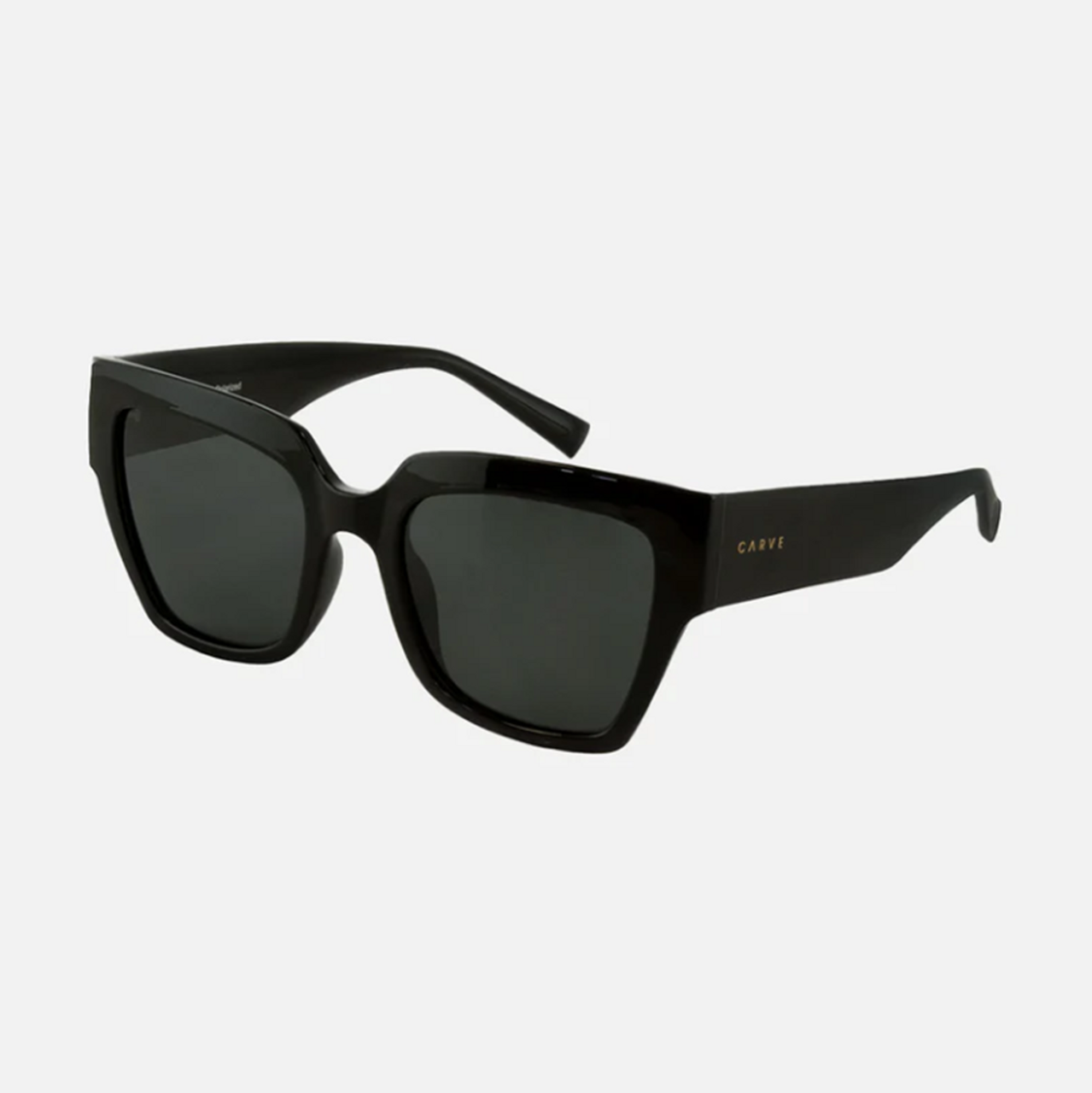 Carve Valerie Polarized Injected Sunglasses Black Grey