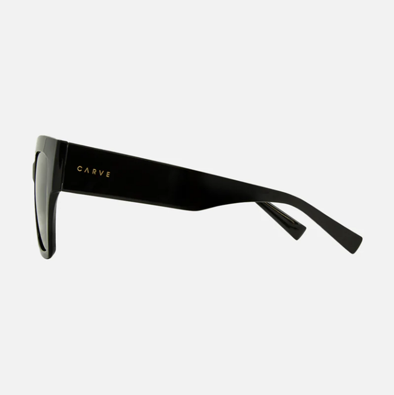 Carve Valerie Polarized Injected Sunglasses Black Grey