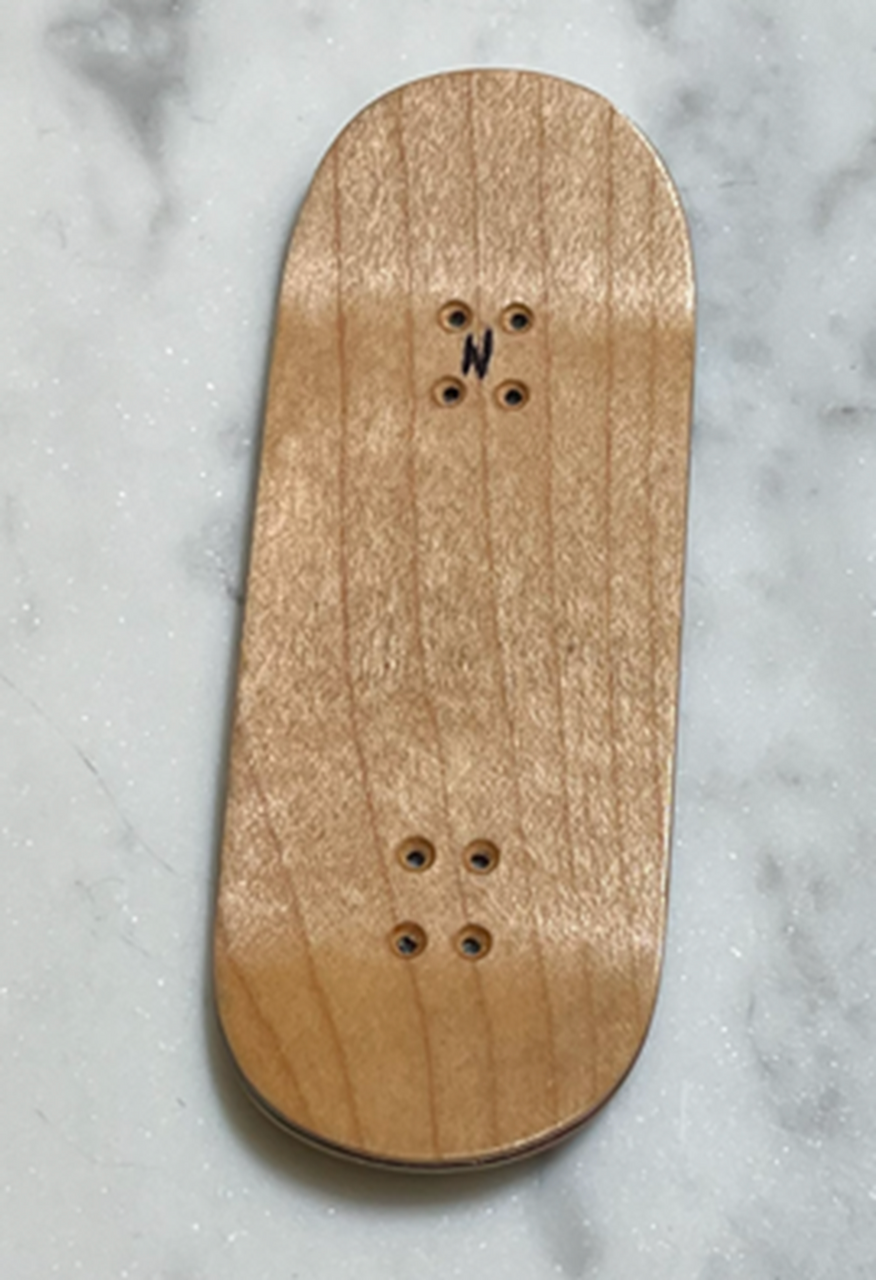 223 Floral Fingerboard Deck Brown Orange 37x100 OG Low