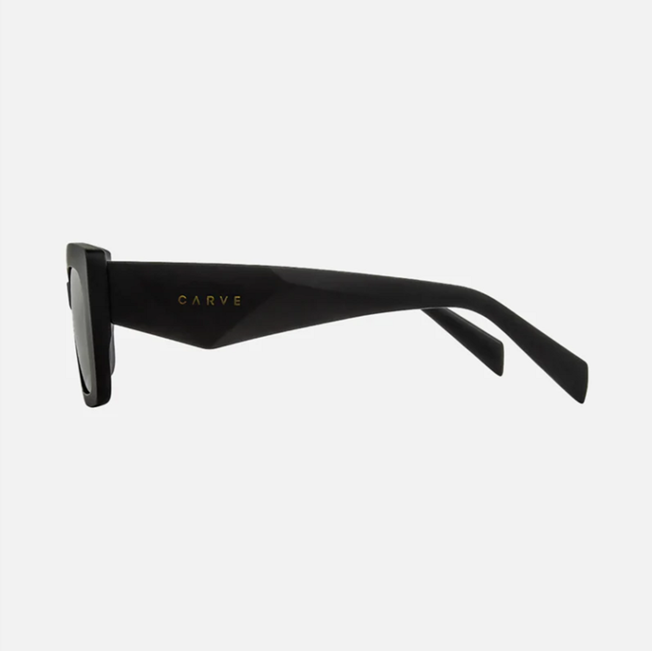 Carve Laguna Polarized Sunglasses Matt Black Grey