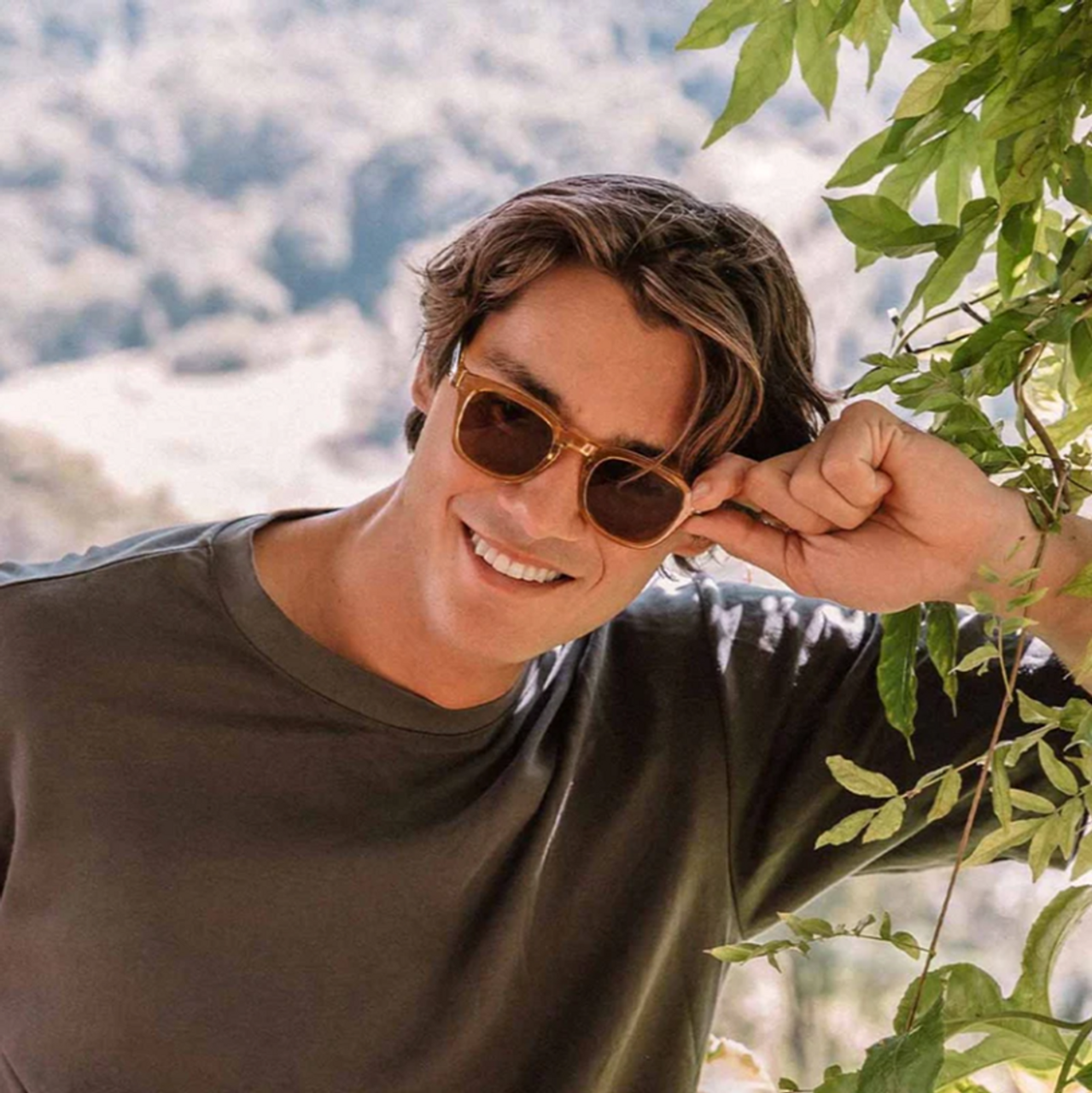 Carve Havana Polarized Injected Sunglasses Matt Brown Tort Brown Lens