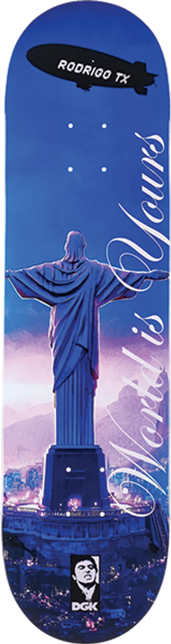 DGK TEIXEIRA VA EM PAZ SKATEBOARD DECK-8.1