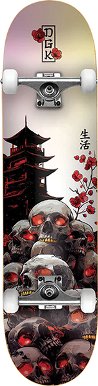 DGK HAUNT SKATEBOARD COMPLETE-8.0 HOLOGRAPHIC