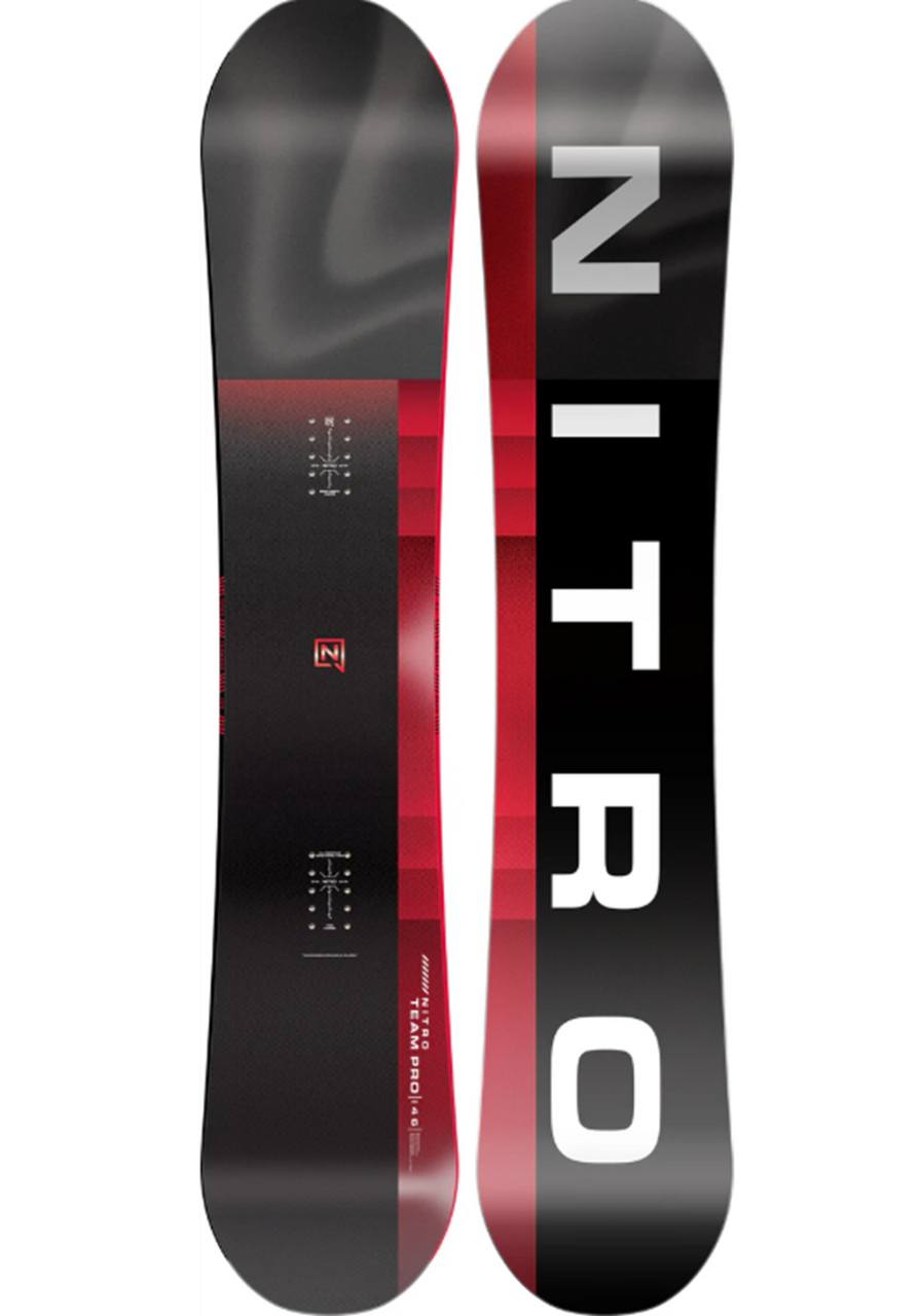 Nitro Team Pro Snowboard 26 Black Red 157