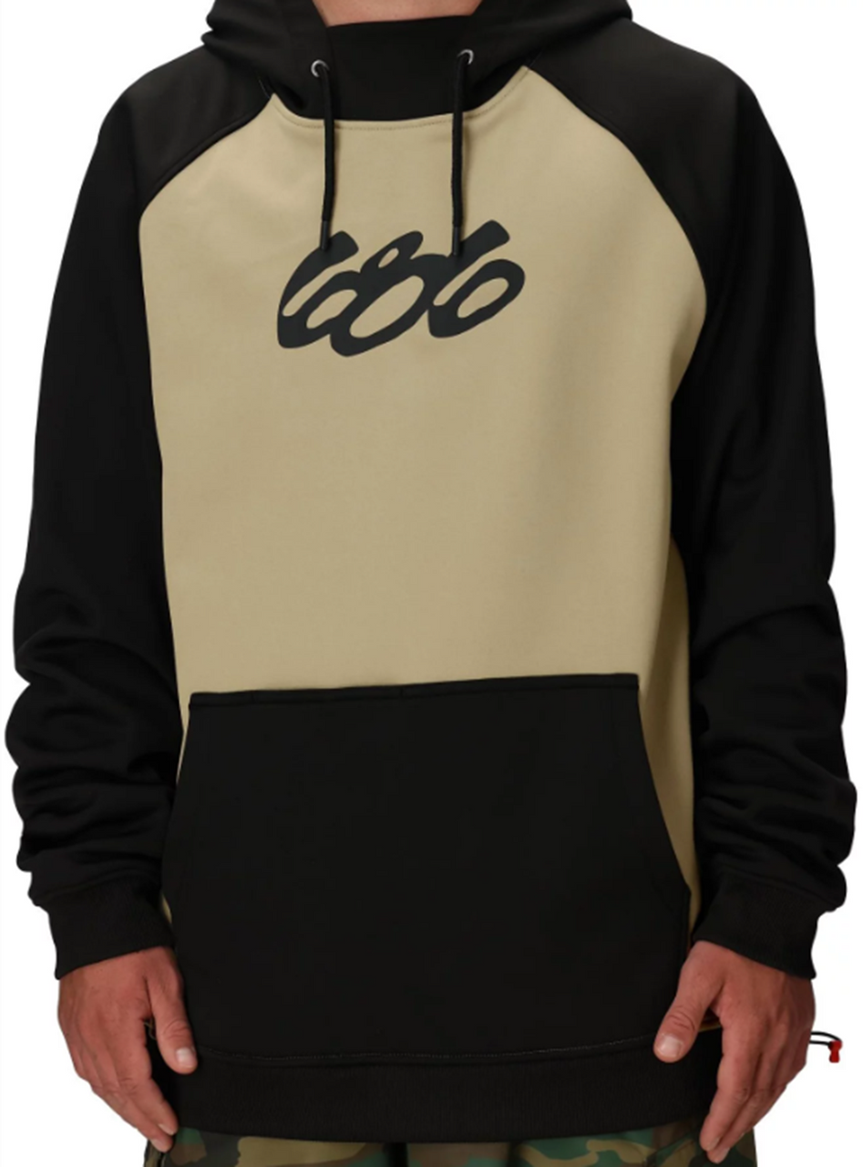 686 Bonded Fleece Hoody Mens Sage Color Block