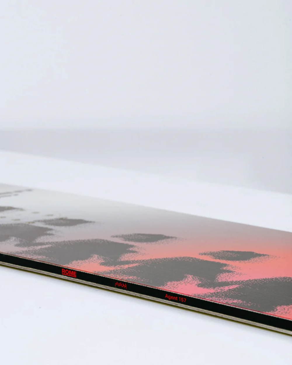 Rome Agent Snowboard 2026 Red Grey 157