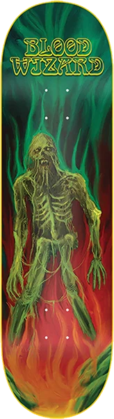 BLOOD WIZARD DEATHLESS SKATEBOARD DECK 9.0  w/ grip