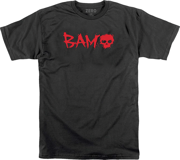 ZERO BAM BLOOD SHORT SLEEVE TSHIRT XLARGE BLACK/RED