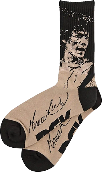 DGK BRUCE LEE IMPACT CREW SOCKS SAND