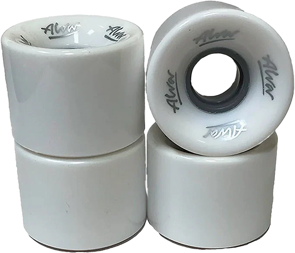 ALVA CRUISER 60MM 78A SOLID WHITE WHEELS SET