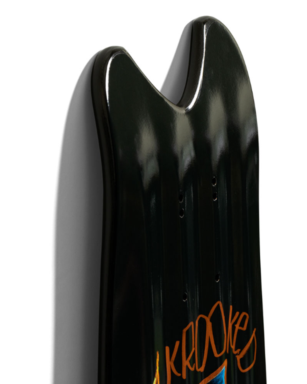 Krooked Rodrigues Tri-Plane LTD Deck Black 9.81 x 33.73