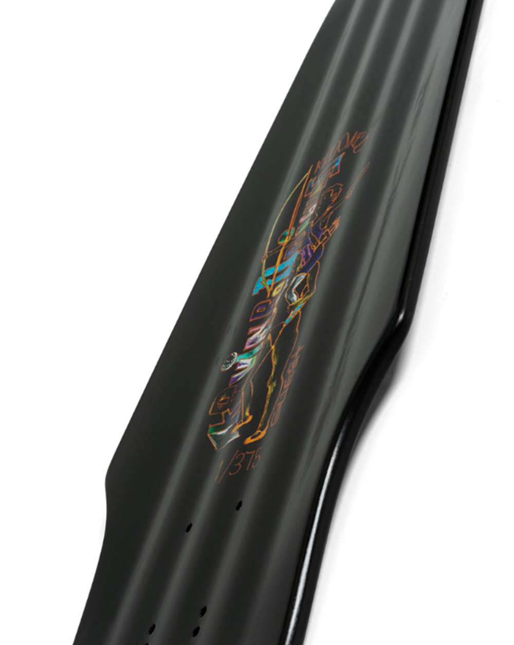 Krooked Rodrigues Tri-Plane LTD Deck Black 9.81 x 33.73