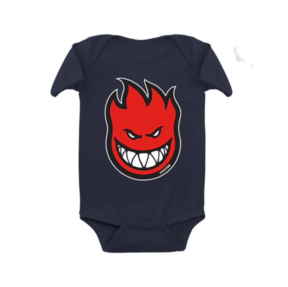 Spitfire Bighead Fill Onsie Navy Red 18 Months