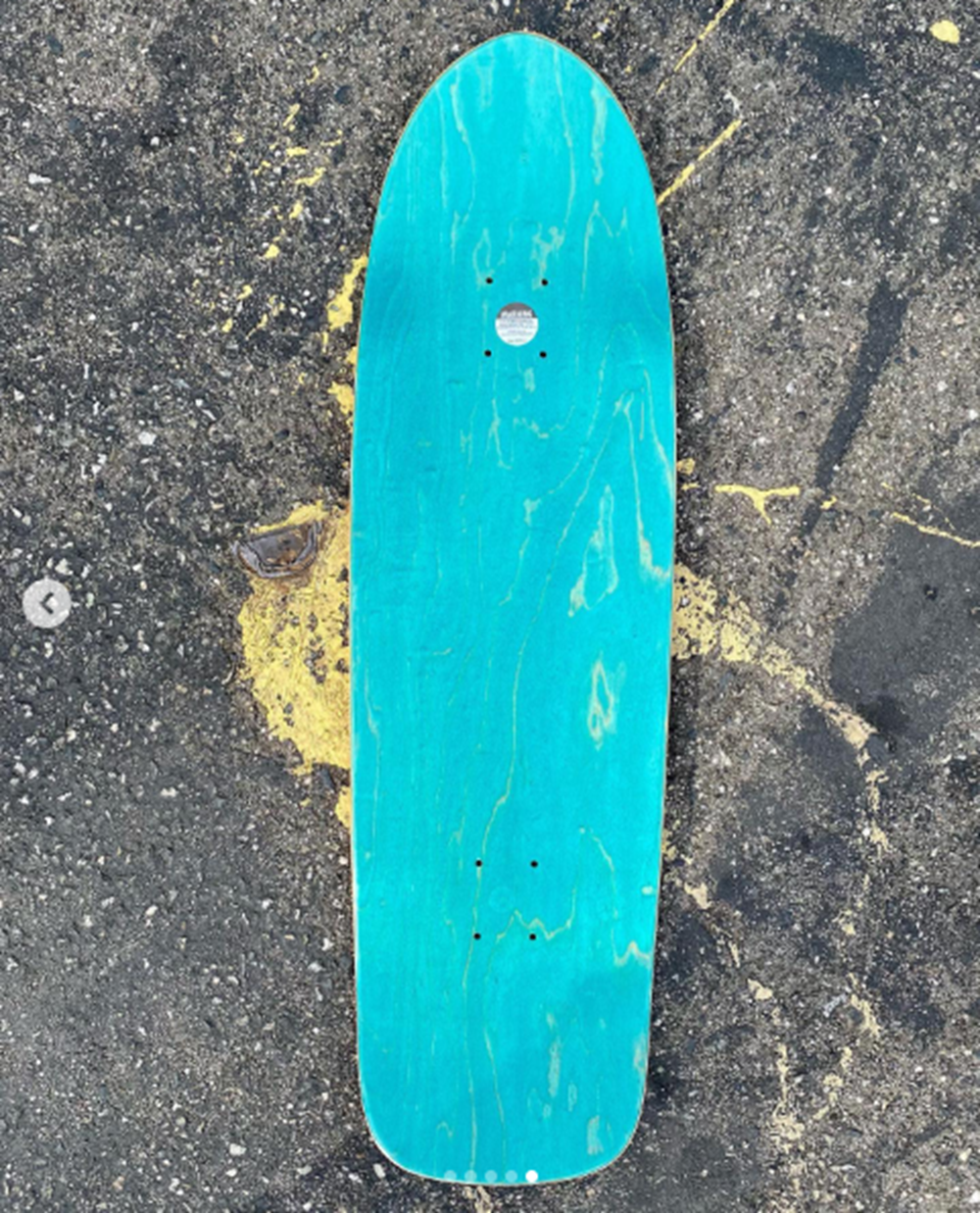 Dogtown BIgger Boy Skateboard Deck Neon Green Orange 9.5 WB15