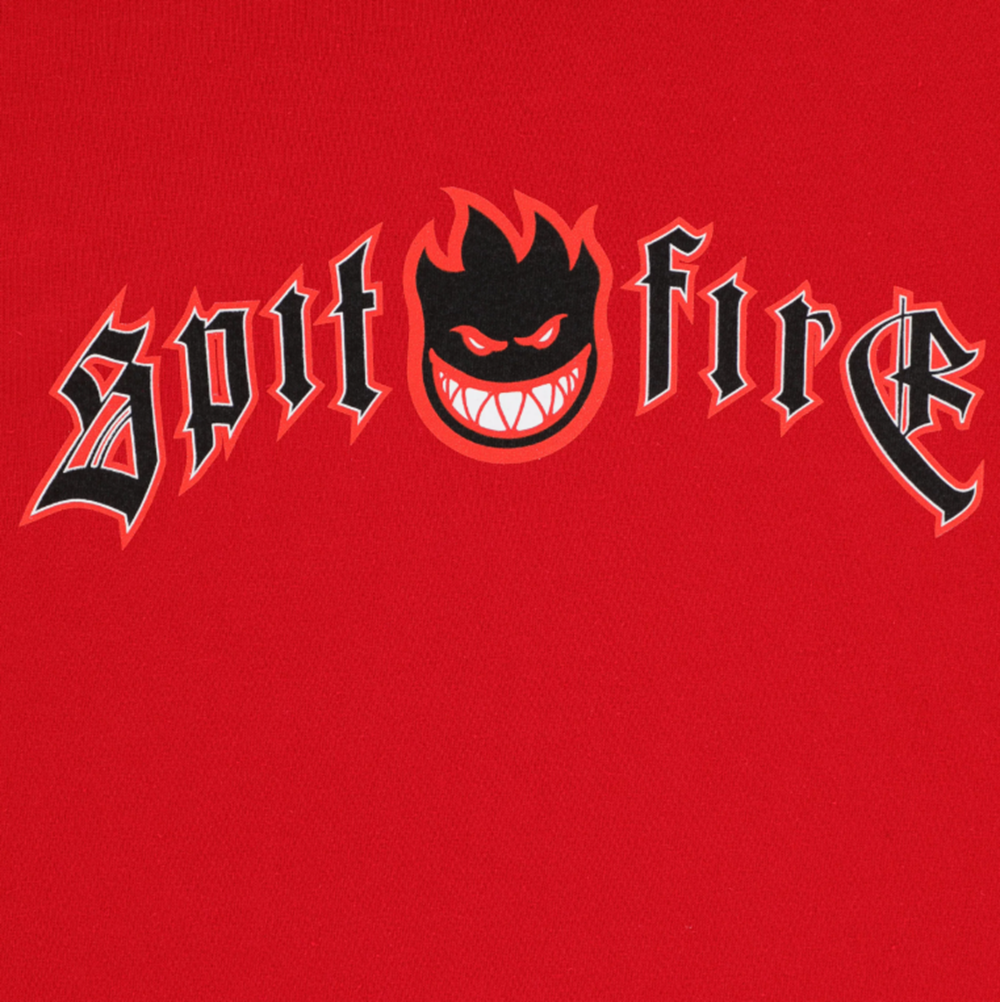 Spitfire Immortal Fire Youth SS Tshirt Red Black Youth Small
