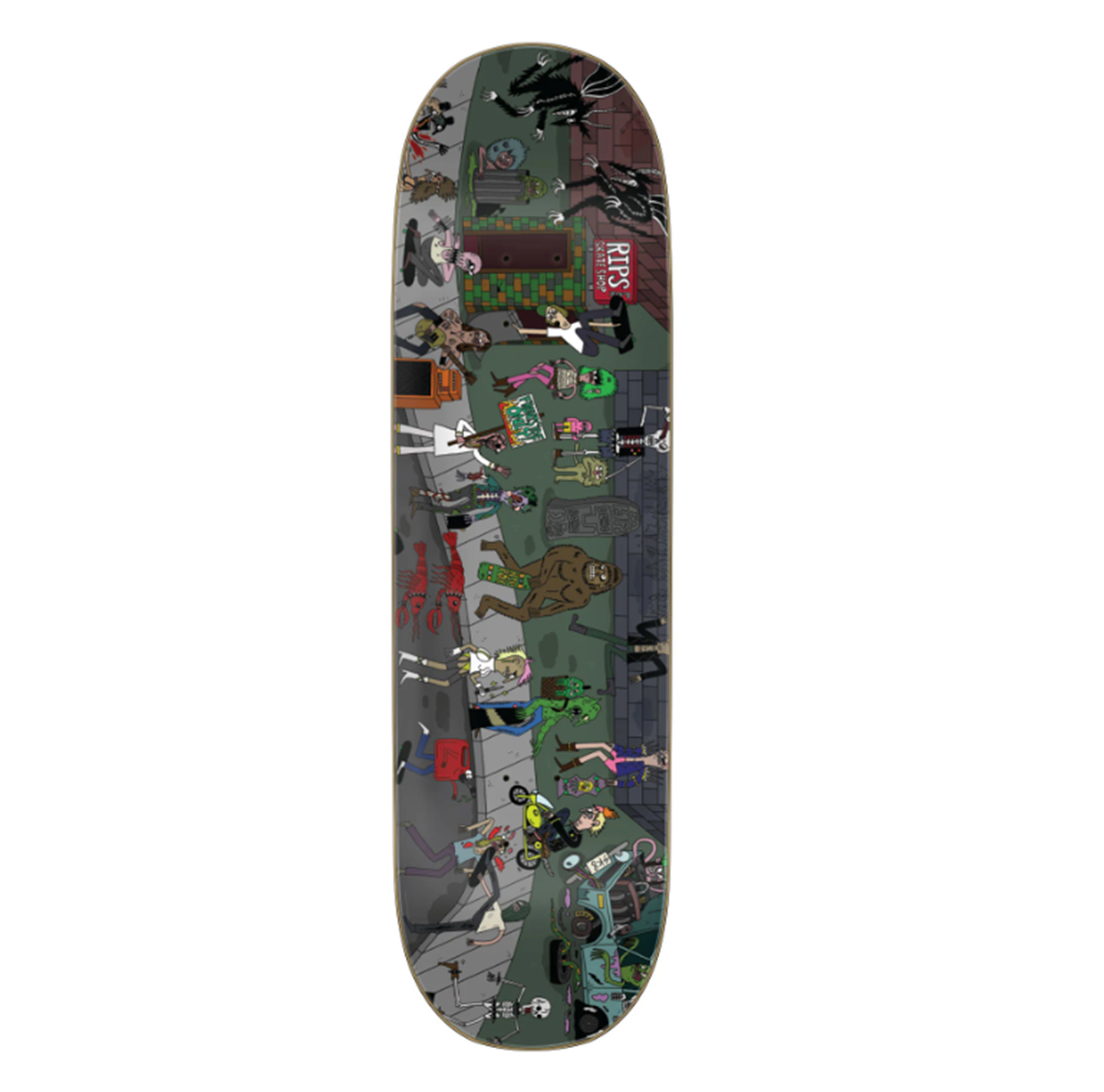Creature Kimbel Shred Party Deux Skateboard Deck Grey 9x33