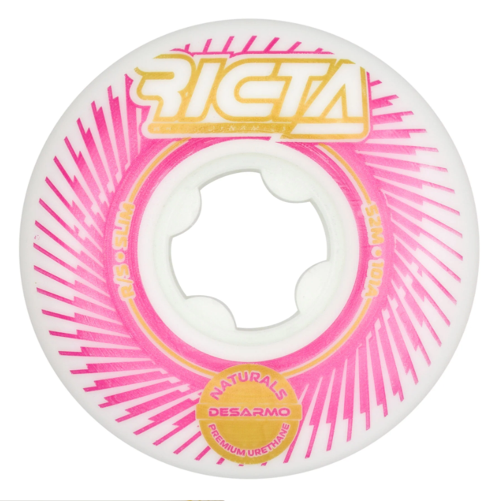 Ricta DesArmo Turbine Nat Slim Wheels Natural Pink 52mm/101a