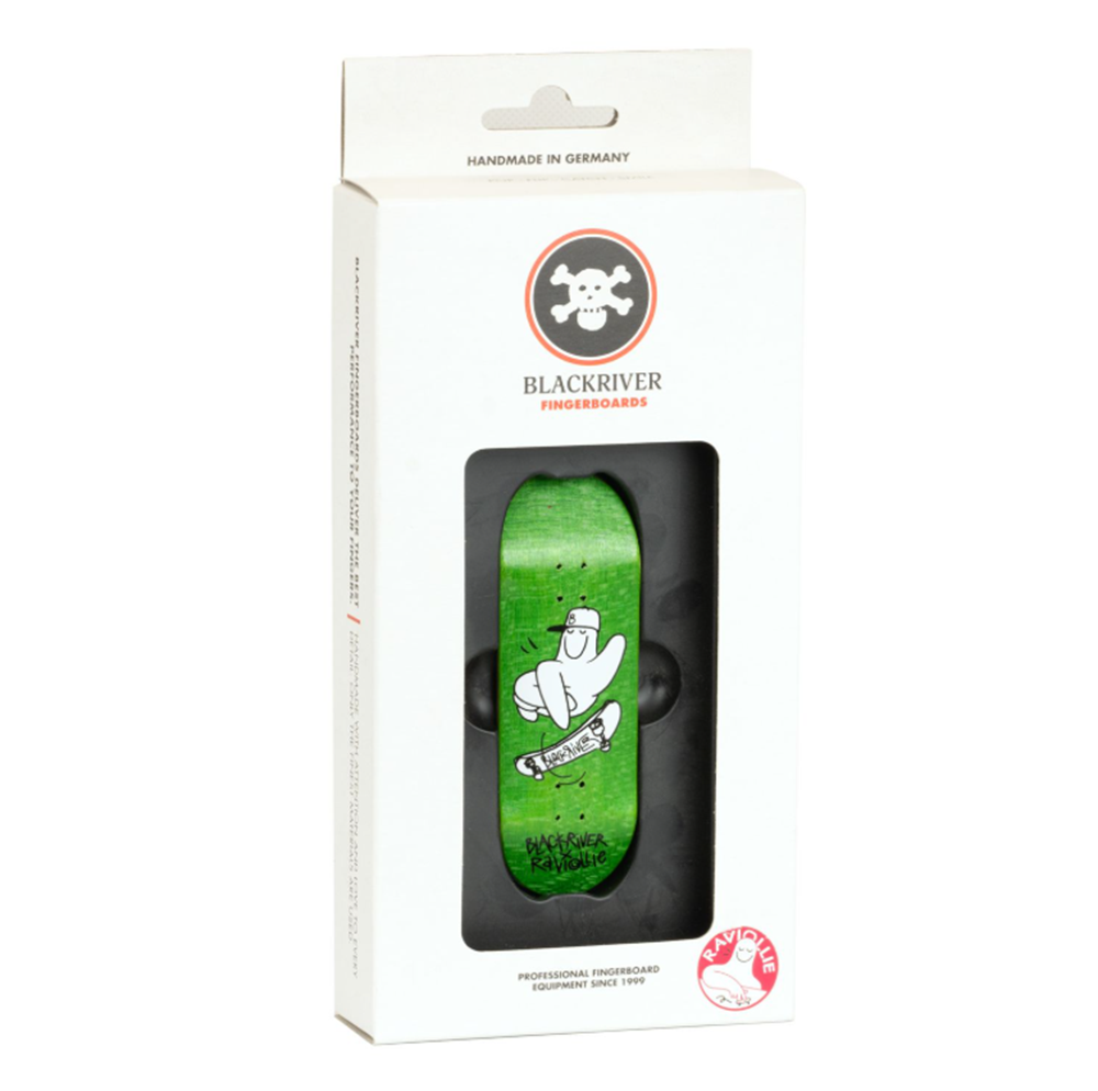 Blackriver Raviollie Pro Fingerboard Deck Red 36mm Low