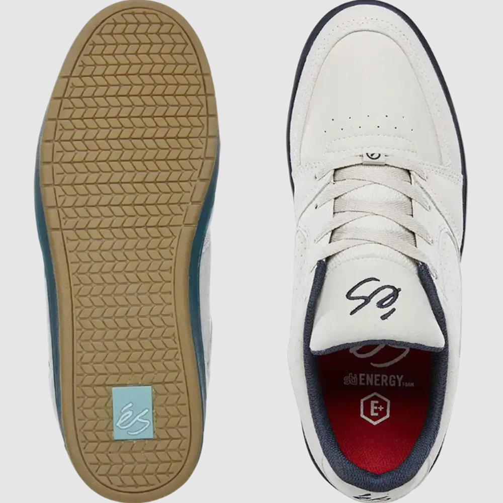 Es Accel Slim Skate Shoes White Navy Gum