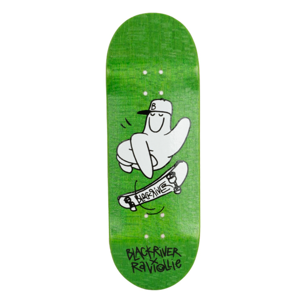 Blackriver Raviolle Pro Fingerboard Deck Green 32mm Low