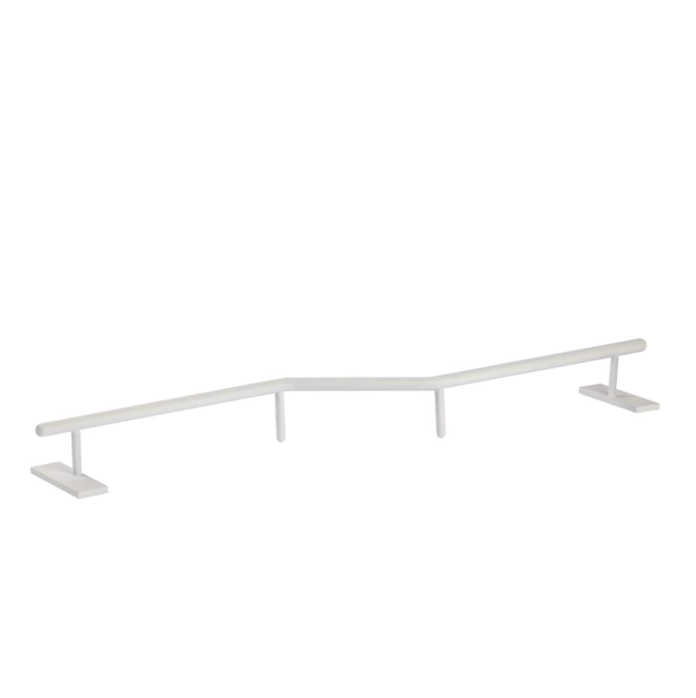 Blackriver IronRail Kink Fingerboard Rail White 16 inch