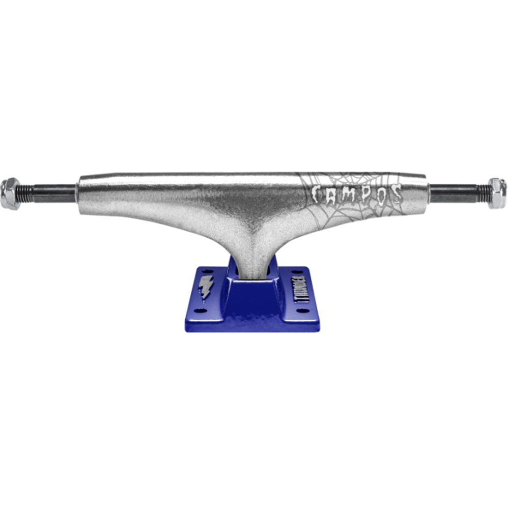 Thunder Campos Menace Inverted Trucks Silver Blue 148