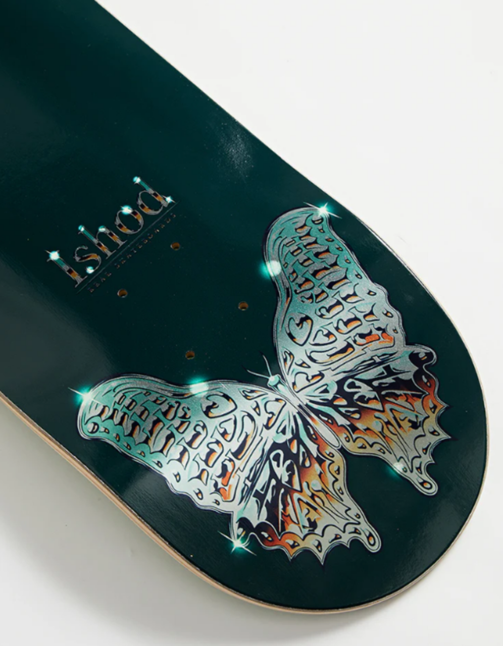 Real Ishod Mariposa Redux Skateboard Deck Green Twin 8.5 wb14.5