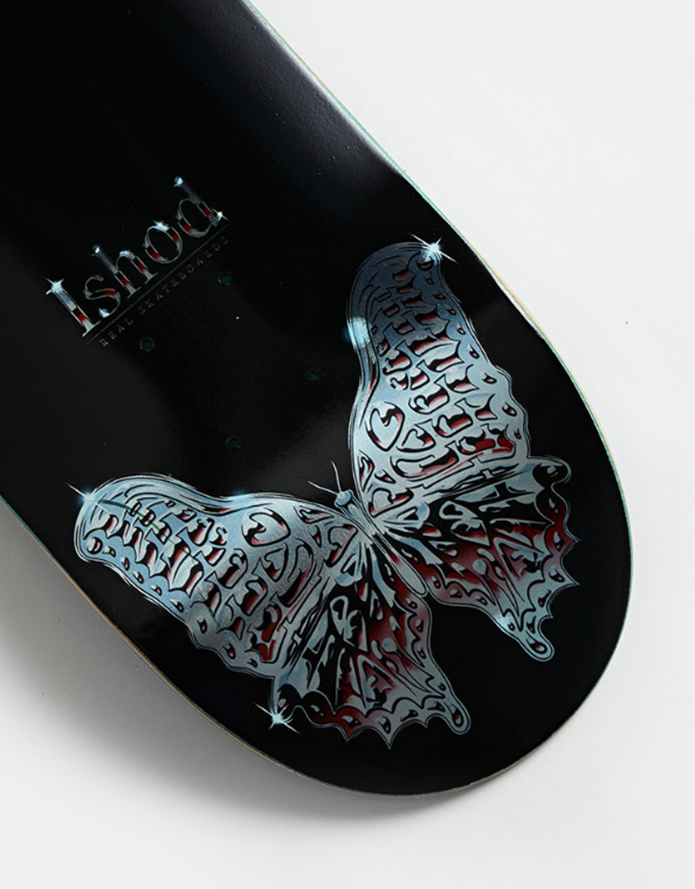 Real ISHOD DBX Mariposa Redux Skateboard Deck Black 8.3 wb14.4