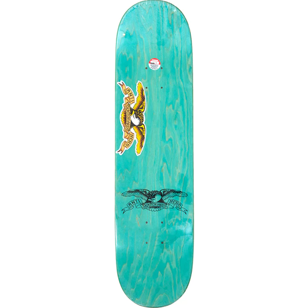 Anti Hero Kanfoush Eat Rich Skateboard Deck Stained 8.25 wb14.25