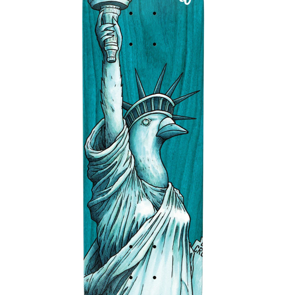 Anti Hero Brian Anderson Liberty Skateboard Deck Blue 9.0 wb15