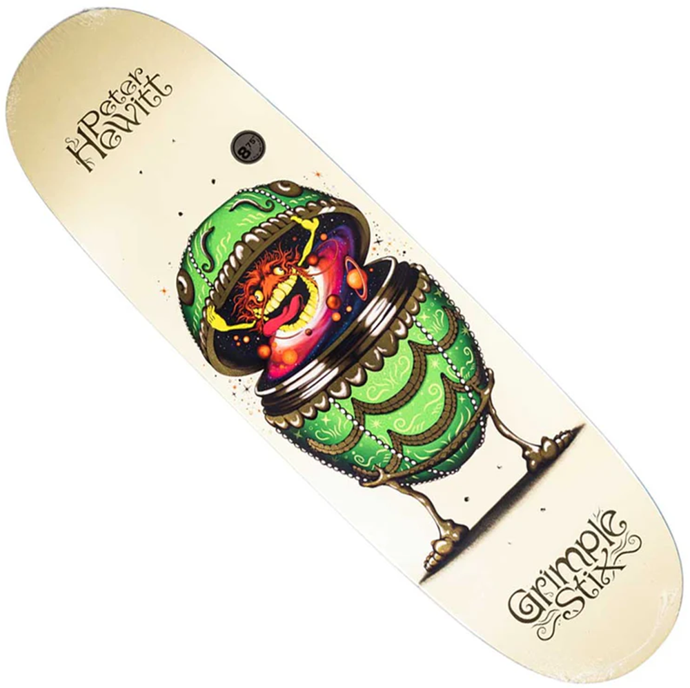 Anti Hero Hewitt Grimple Fabrage Skateboard Deck Cream 8.75 wb14.25