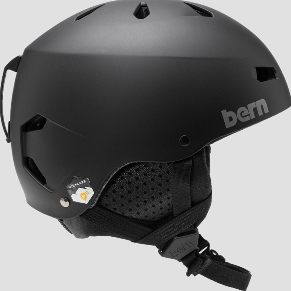 Bern Macon Classic Snow Helmet Matte Black Large