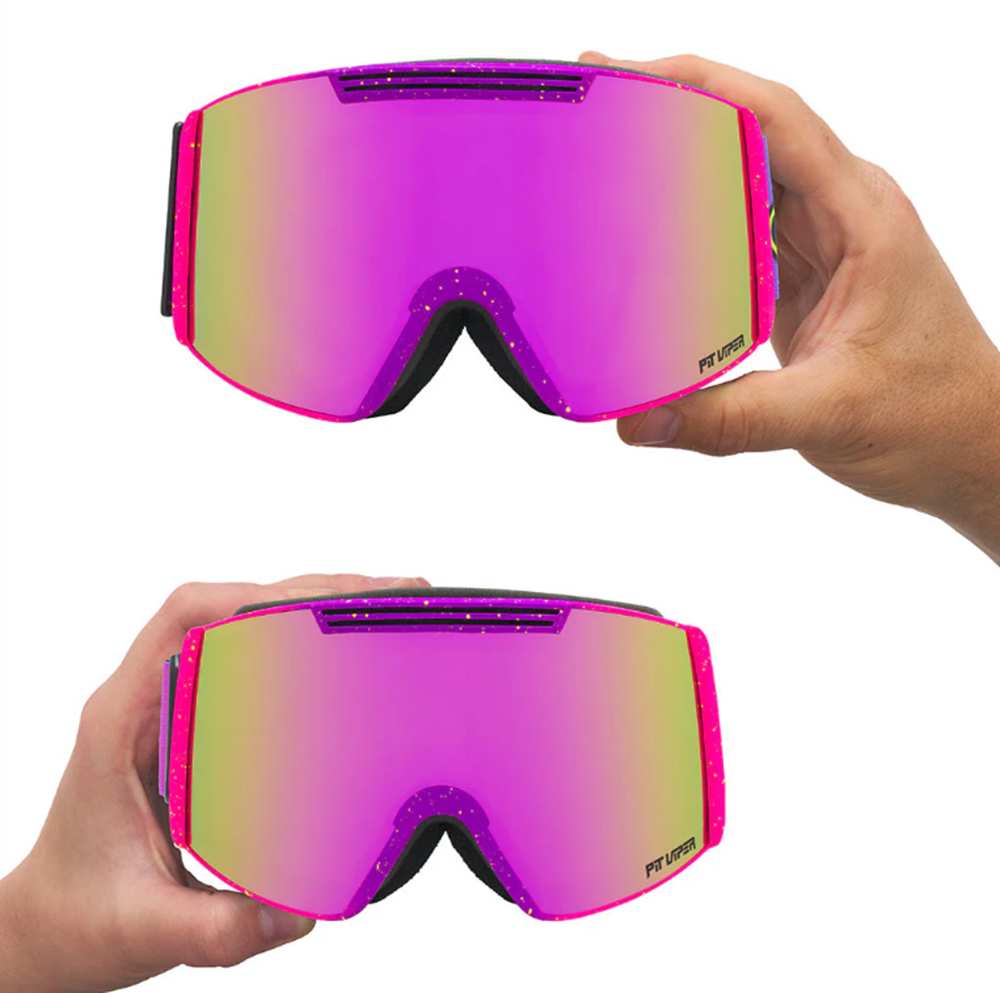 Pit Viper Backslap Snow Goggles 93 Combo Pink Large