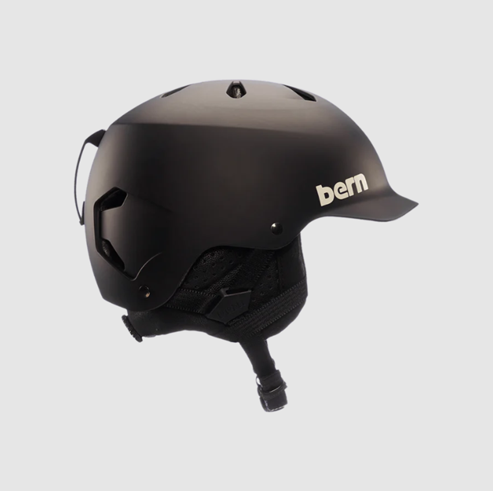Bern Watts Classic Snow Helmet Matte Black Large