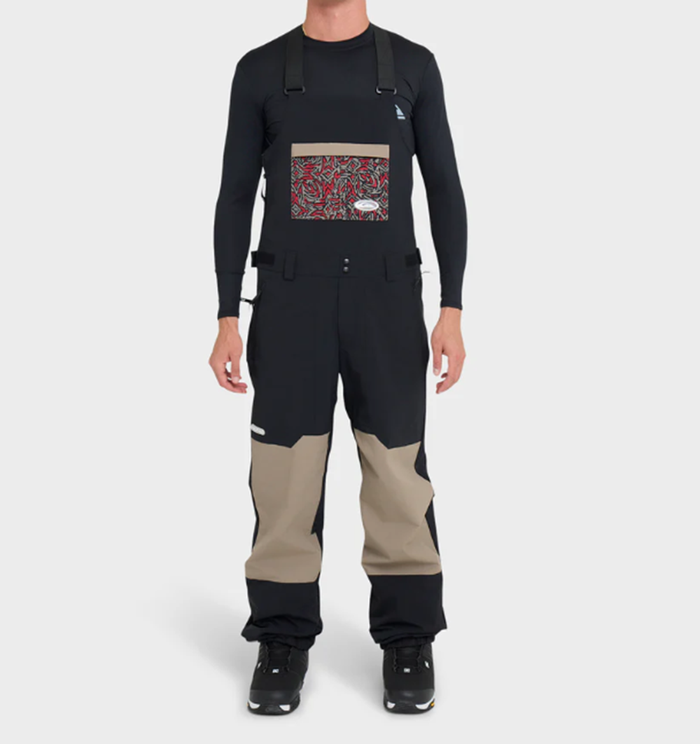 Quiksilver Fly High Bibs Mens Black