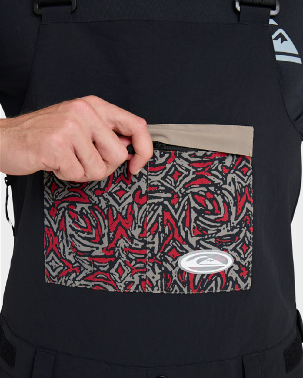 Quiksilver Fly High Bibs Mens Black