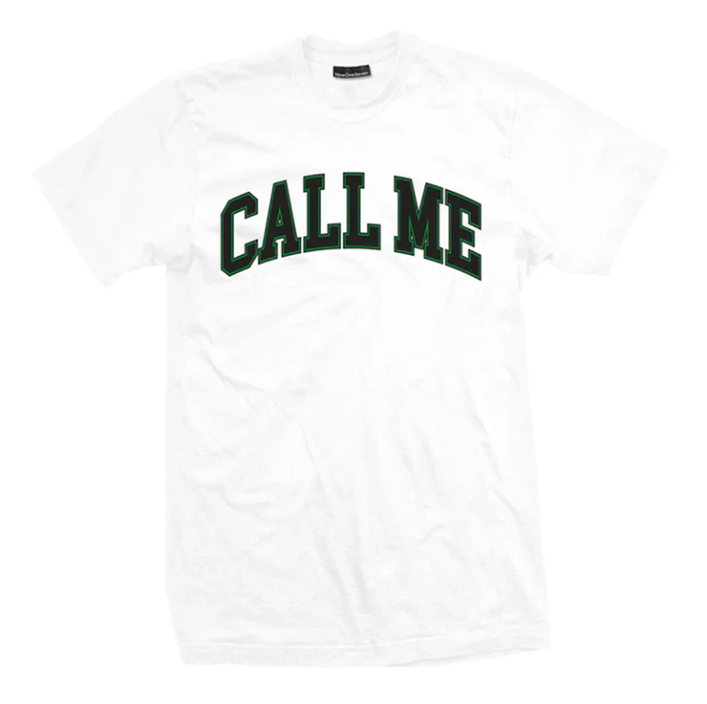 Call Me Logo TShirt White XL