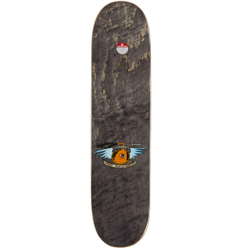 Toy Machine Devil Cat Skate Deck Assorted Stains 7.63 x WB 14