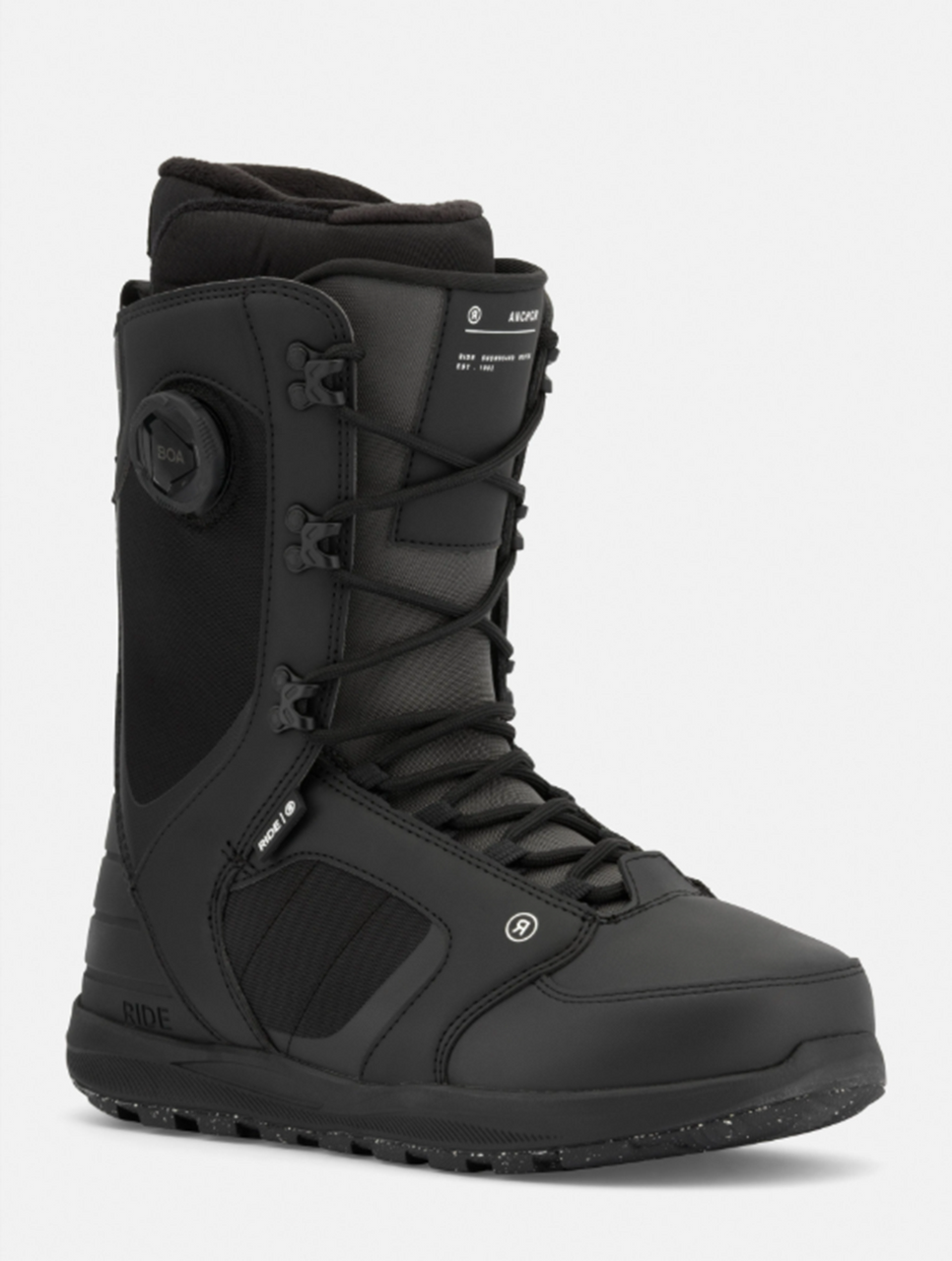 Ride Anchor Snowboard Boots 2026 Black Mens 11