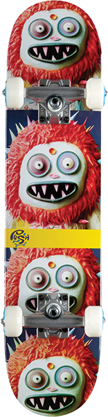 PUSH FROSTY SKATEBOARD COMPLETE-6.5 RED/BLUE