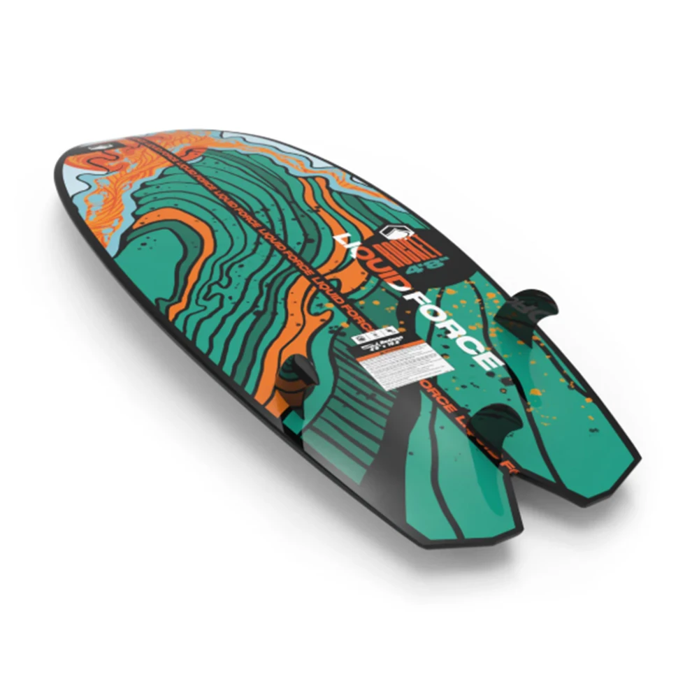 Liquid Force Rocket Wakesurf 2026 Orange Aqua 4'8"